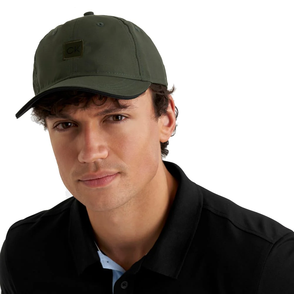 Calvin Klein Microfibre Baseball Cap - Dark Green - Image 4