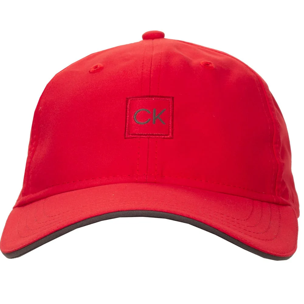 Calvin Klein Microfibre Baseball Cap - Red - Image 2