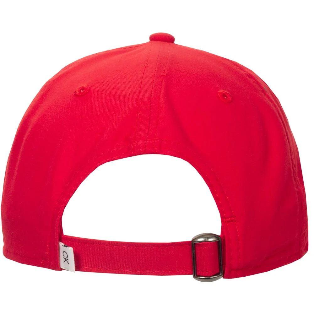 Calvin Klein Microfibre Baseball Cap - Red - Image 5