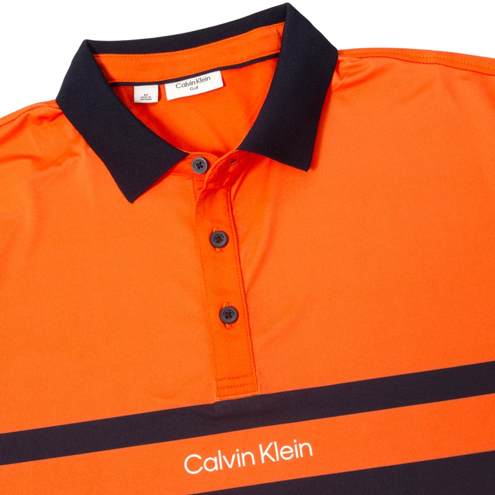 Calvin Klein Newberry Polo Shirt- Mandarin - Image 5