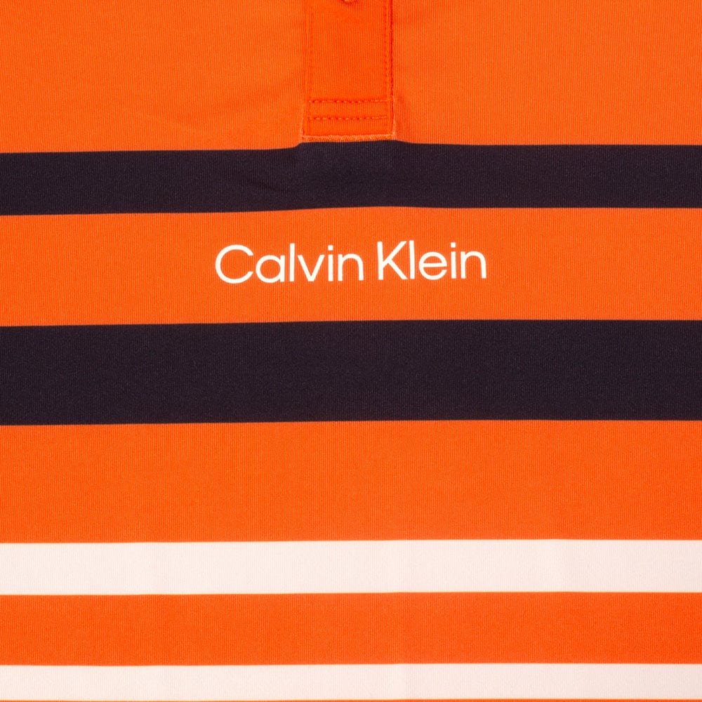 Calvin Klein Newberry Polo Shirt- Mandarin - Image 6