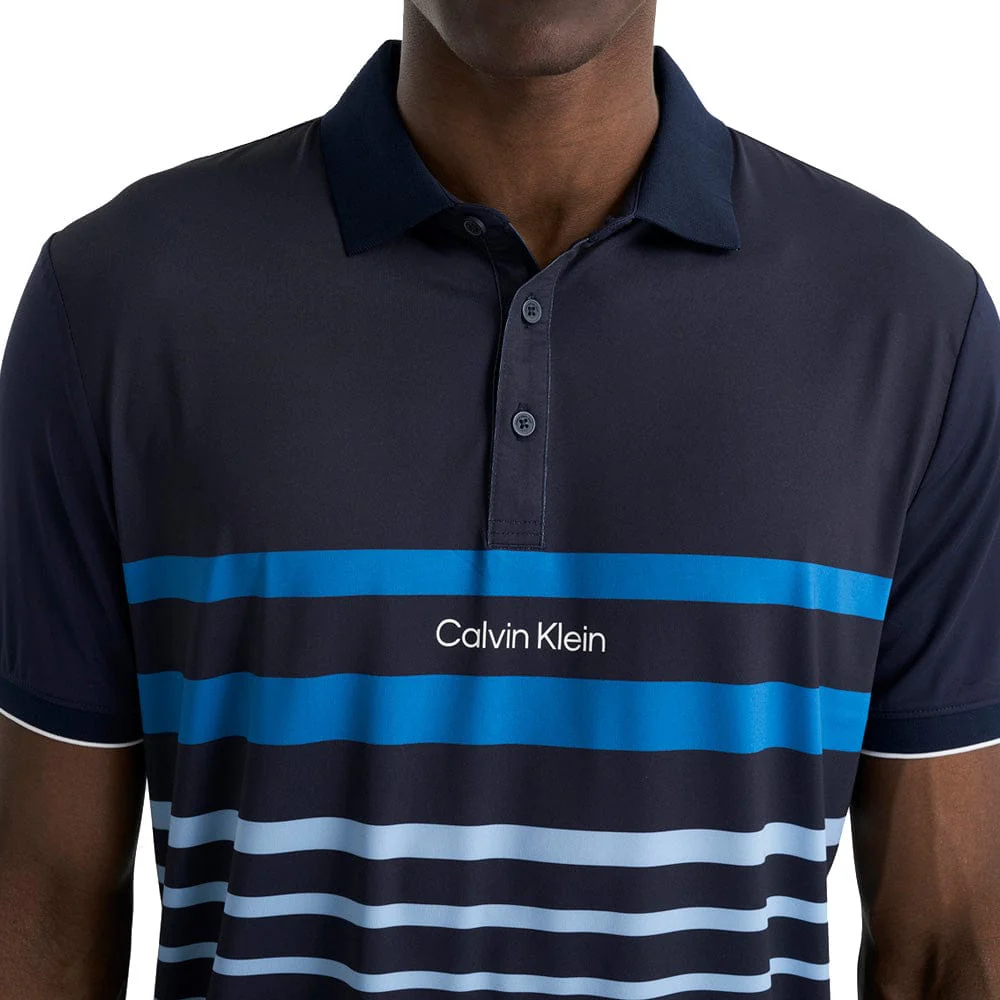 Calvin Klein Newberry Polo Shirt - Navy - Image 5