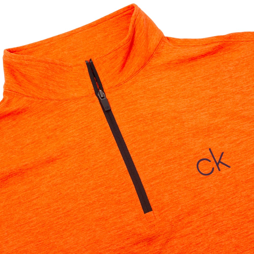 Calvin Klein Newport Half-Zip Sweater - Blaze Marl - Image 6