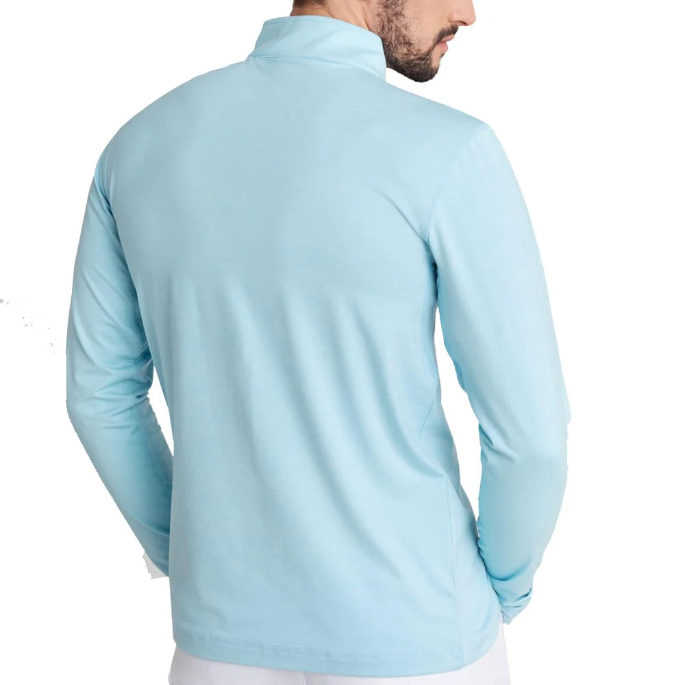 Calvin Klein Newport Half-Zip Sweater - Dusty Blue - Image 2