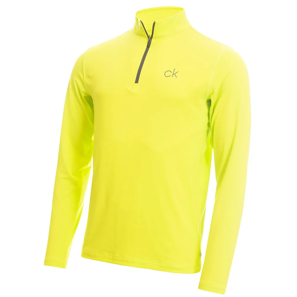 Calvin Klein Newport Half-Zip Sweater - Lime