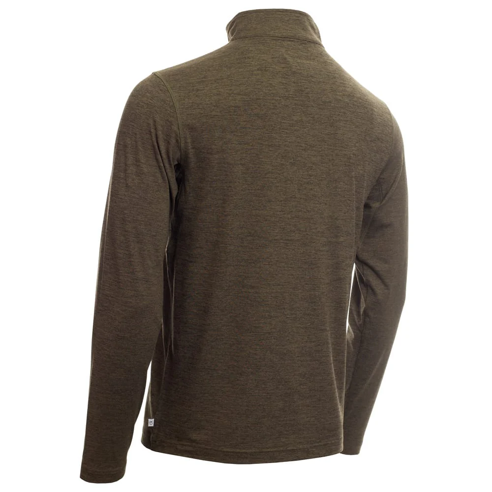 Calvin Klein Newport Half-Zip Sweater - Olive Green Marl - Image 2