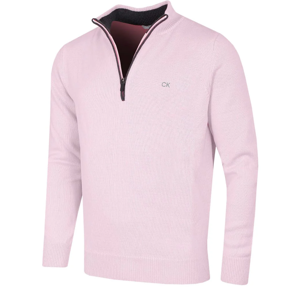 Calvin Klein Newport Half-Zip Sweater - Pink
