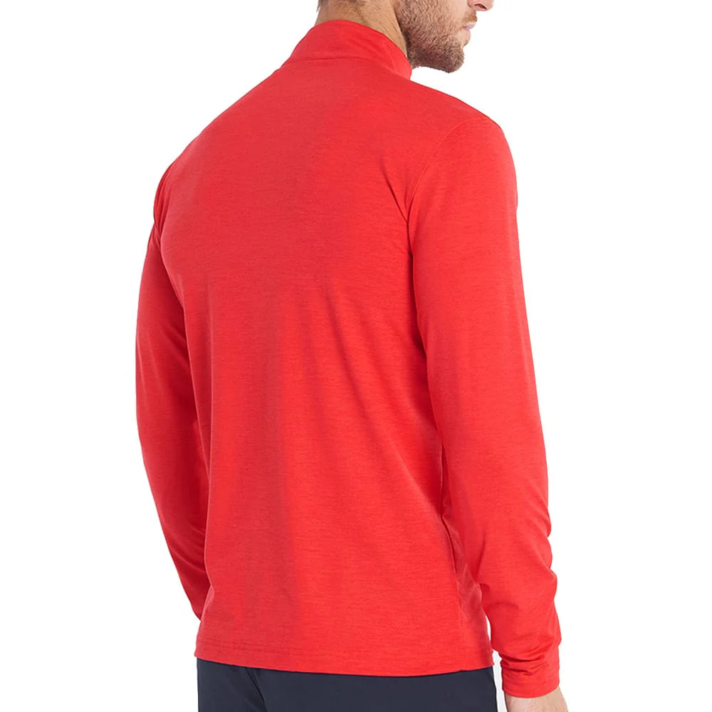 Calvin Klein Newport Half-Zip Sweater - Powdered Red Marl - Image 7