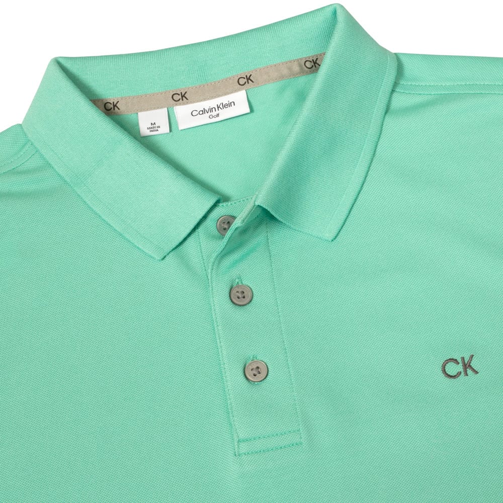 Calvin Klein Planet Polo Shirt - Green - Image 3