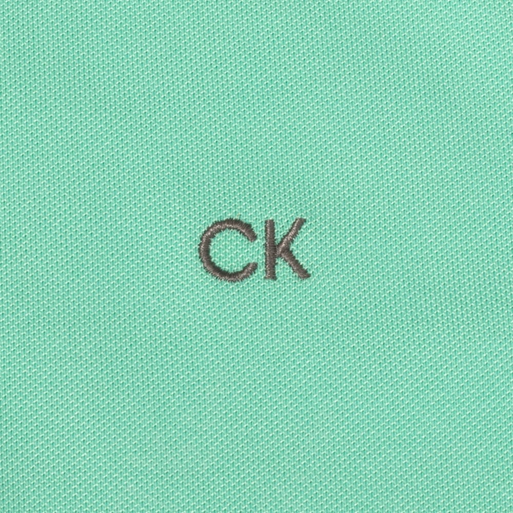 Calvin Klein Planet Polo Shirt - Green - Image 5