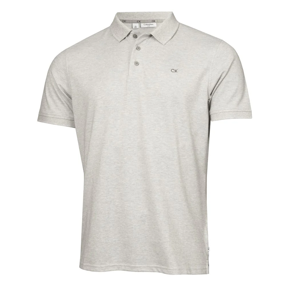 Calvin Klein Planet Polo Shirt - Silver Marl