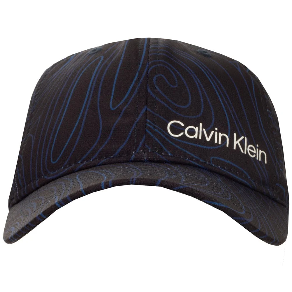 Calvin Klein Printed Baseball Cap - Marble Print