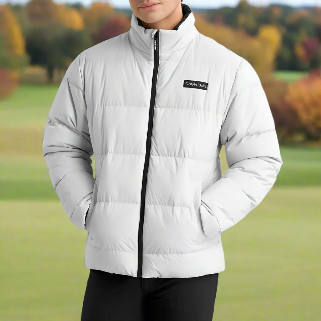Calvin Klein Rivington Padded Jacket - Silver - Image 5