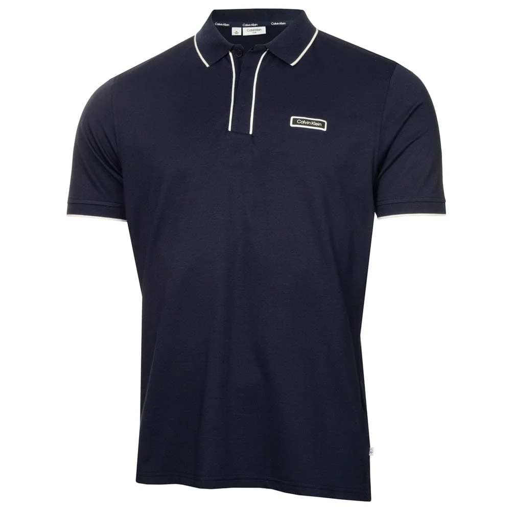 Calvin Klein Seafield Polo Shirt - Navy - Image 3