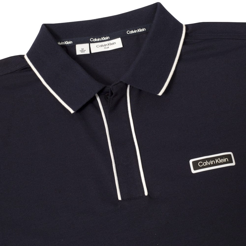 Calvin Klein Seafield Polo Shirt - Navy - Image 5