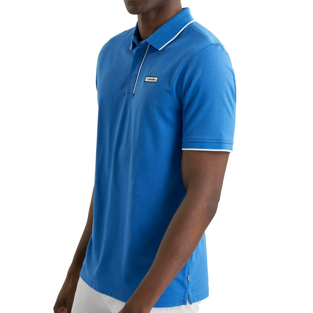 Calvin Klein Seafield Polo Shirt - Sapphire - Image 3