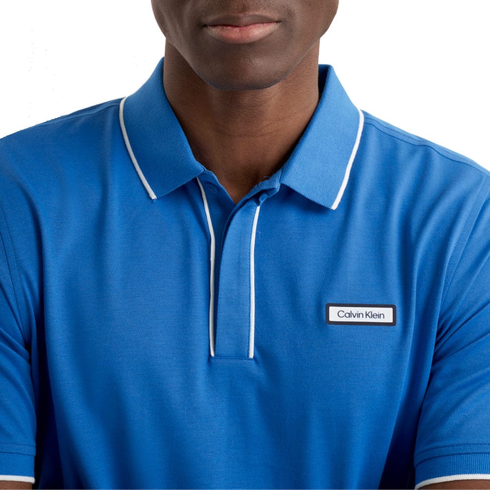 Calvin Klein Seafield Polo Shirt - Sapphire - Image 5