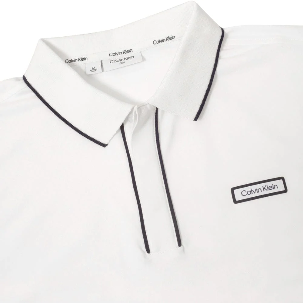 Calvin Klein Seafield Polo Shirt - White - Image 4