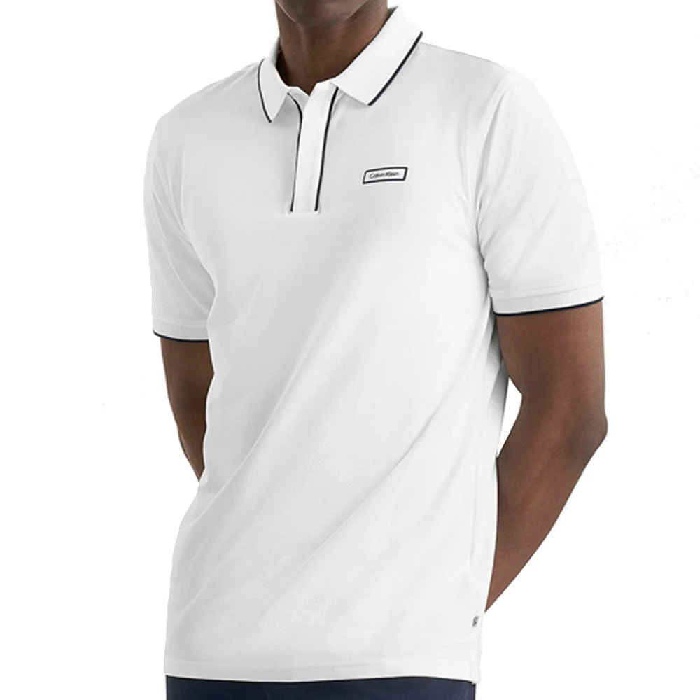Calvin Klein Seafield Polo Shirt - White - Image 7
