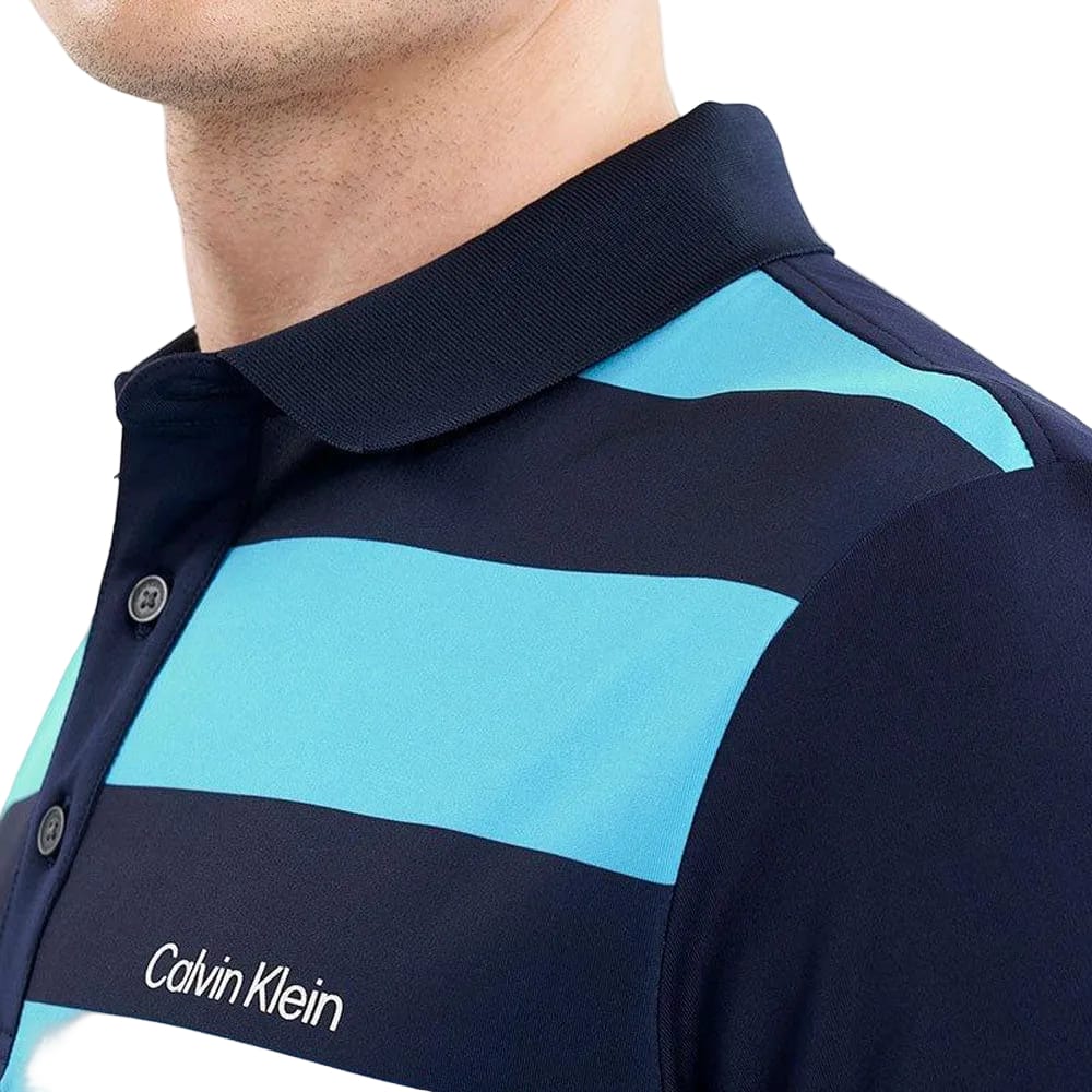 Calvin Klein Somerset Polo Shirt - Navy - Image 4