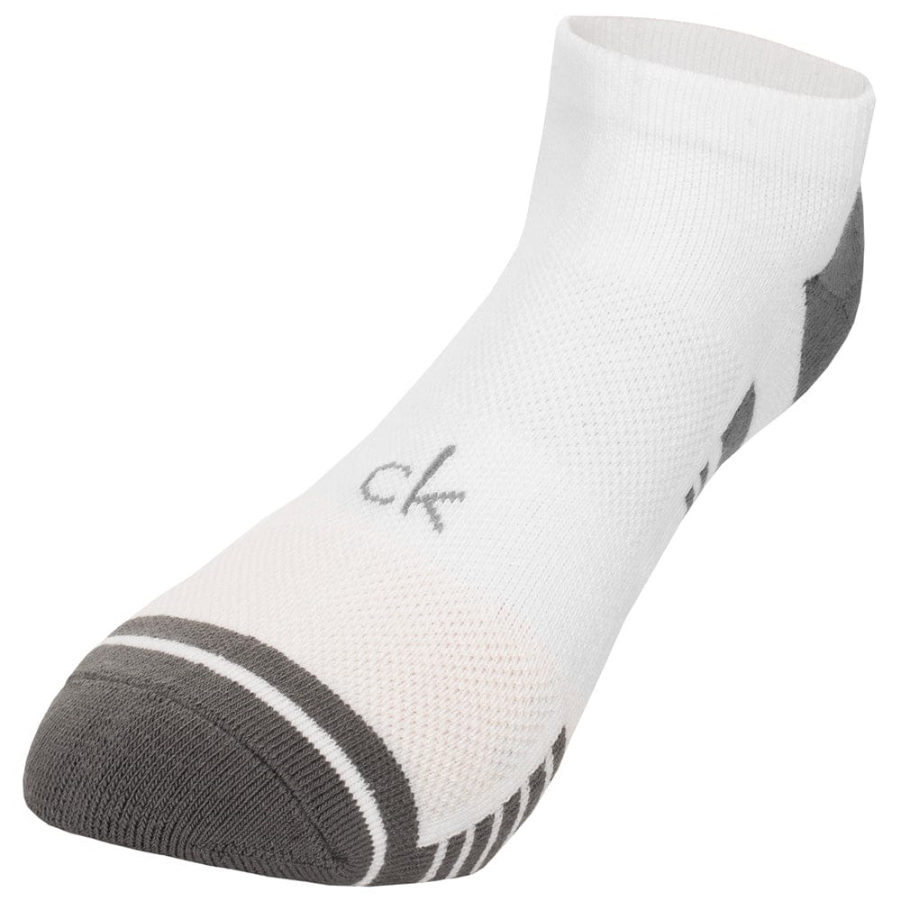 Calvin Klein Tech Trainer Sock (3 Pack) - White/Grey OSFM - Image 2