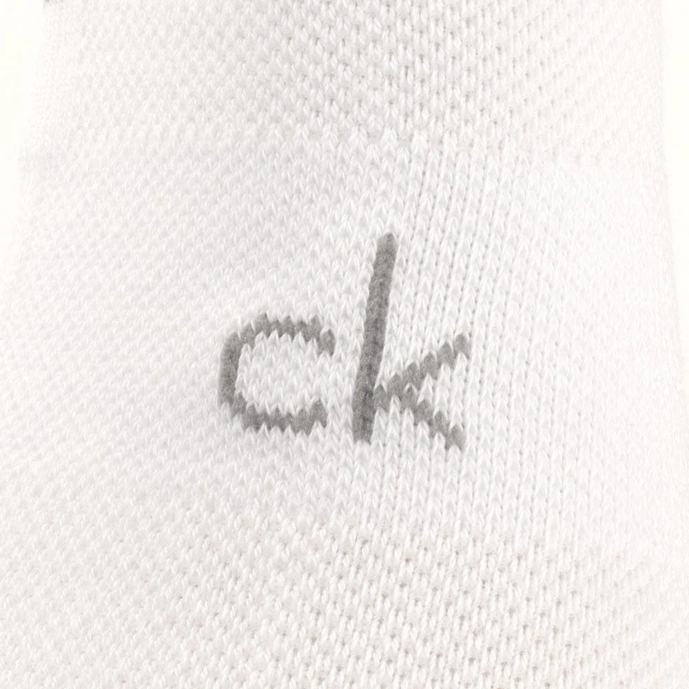 Calvin Klein Tech Trainer Sock (3 Pack) - White/Grey OSFM - Image 4