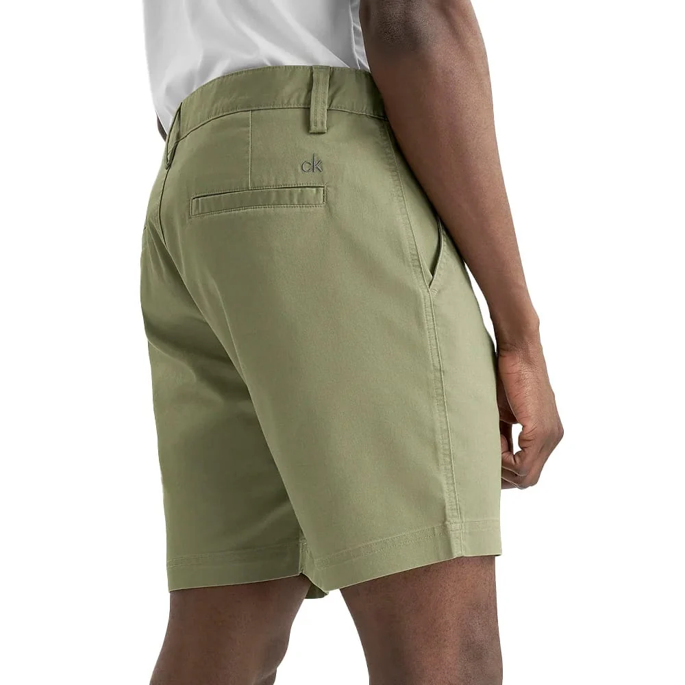 Calvin Klein Vacation Chino Shorts - Pale Olive - Image 5