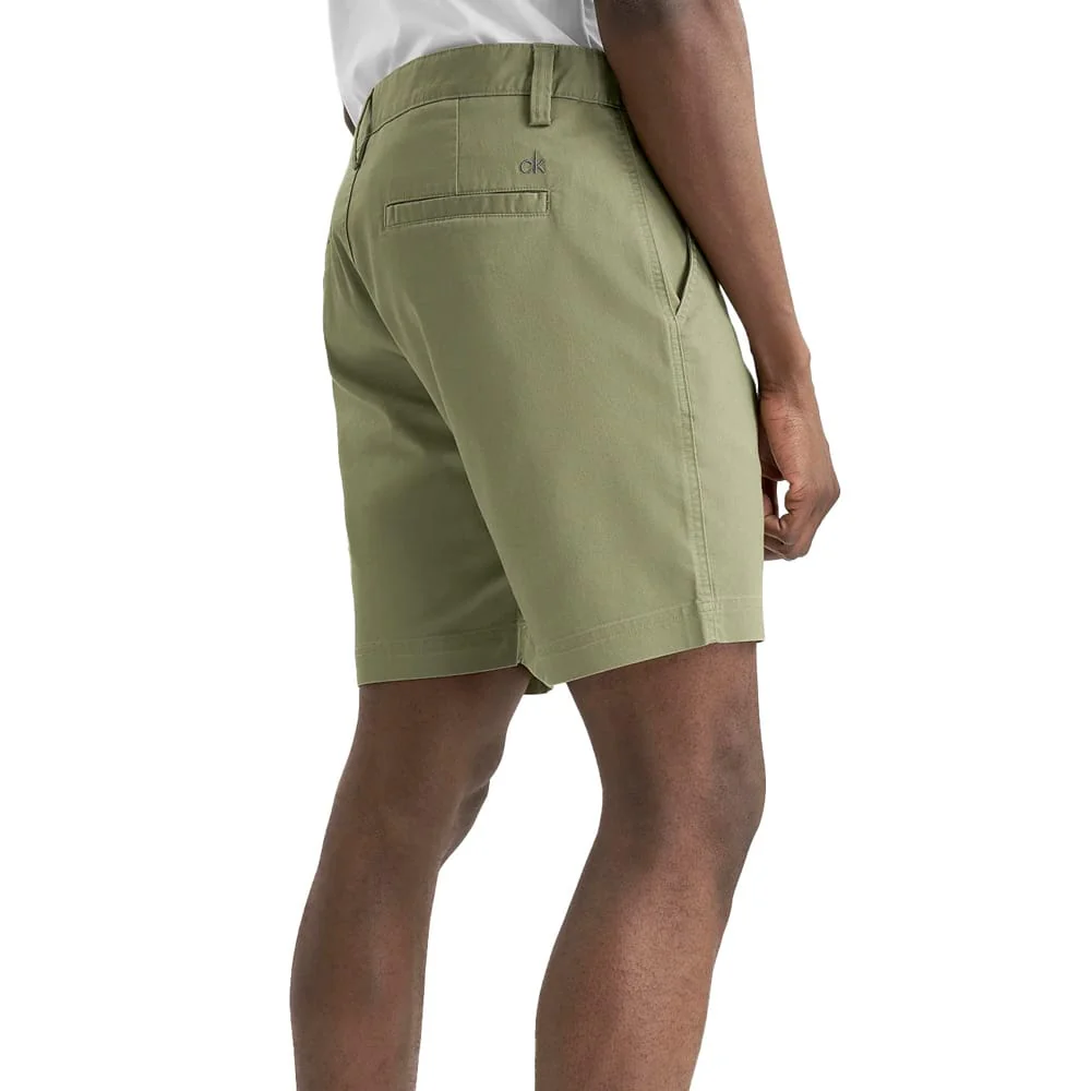 Calvin Klein Vacation Chino Shorts - Pale Olive - Image 6