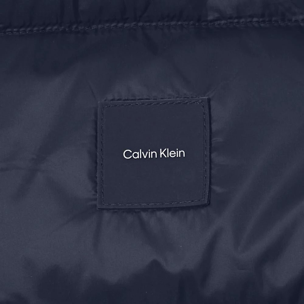 Calvin Klein Vanta Hooded Puffa Jacket - Navy - Image 5