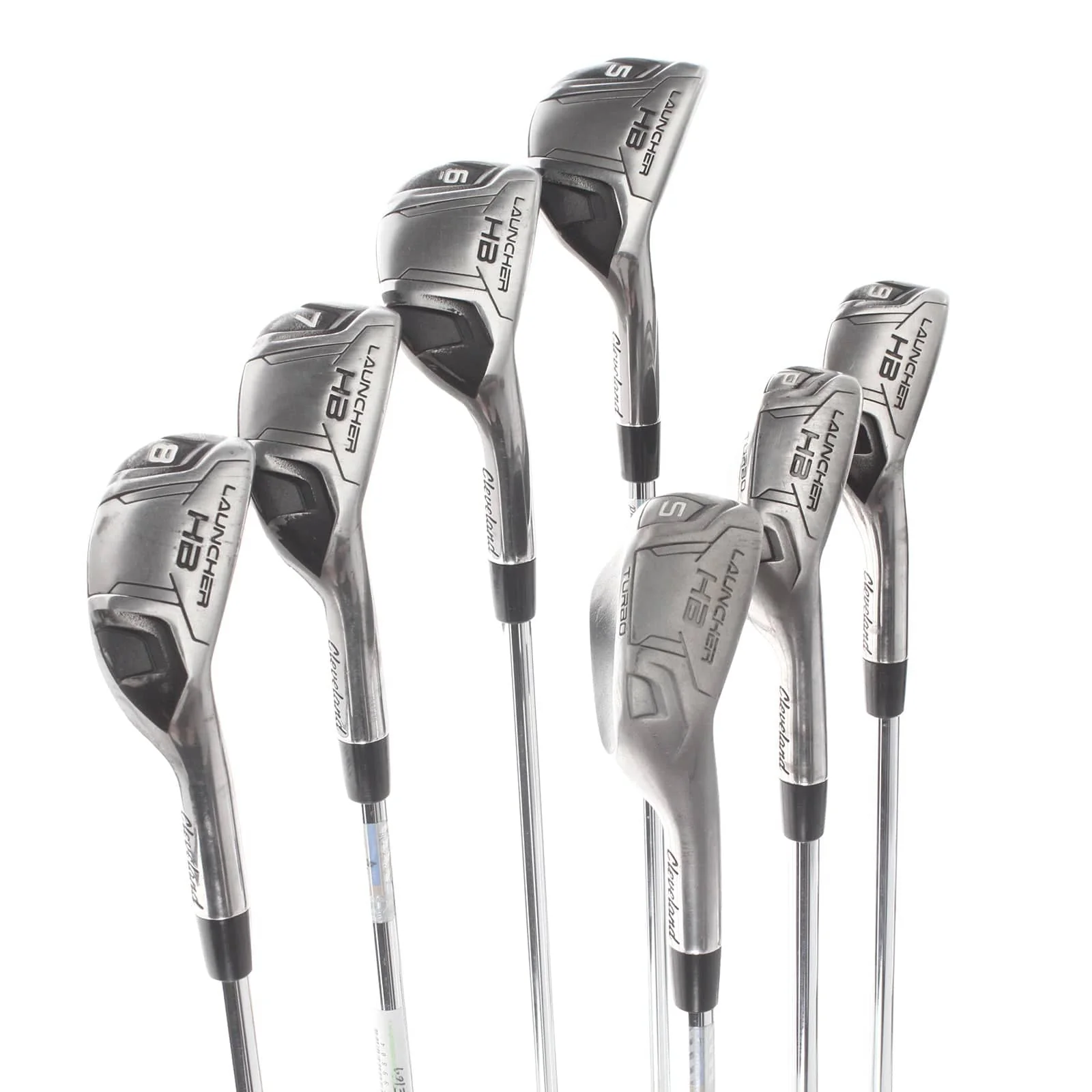 Cleveland Launcher HB Turbo Steel Mens Right Hand Irons 5-SW Regular - Dynamic Gold DST 98 - Image 3