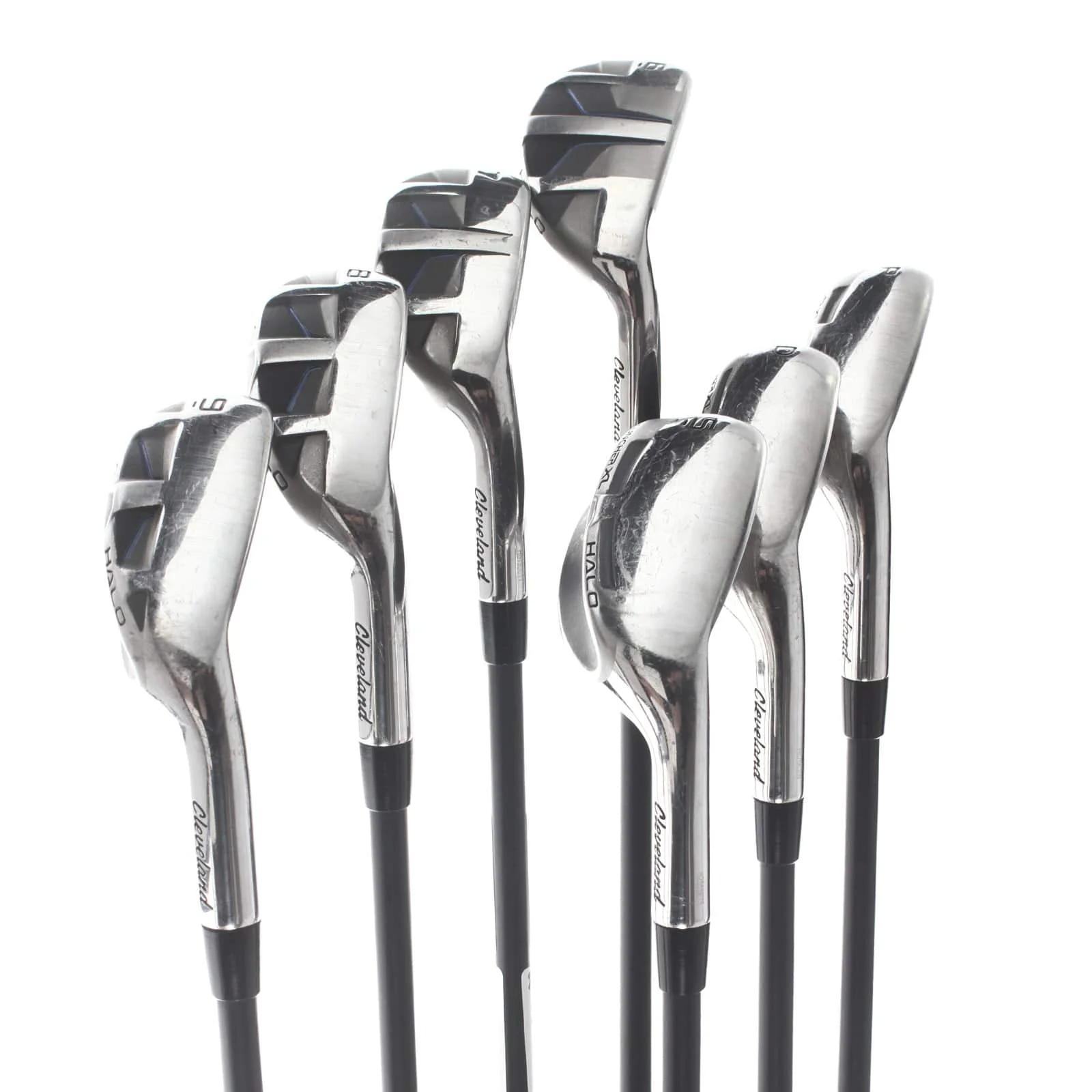 Cleveland Launcher XL Halo Graphite Mens Right Hand Irons 6-SW+GW Senior - Cypher Blue Fifty 5.0 - Image 3