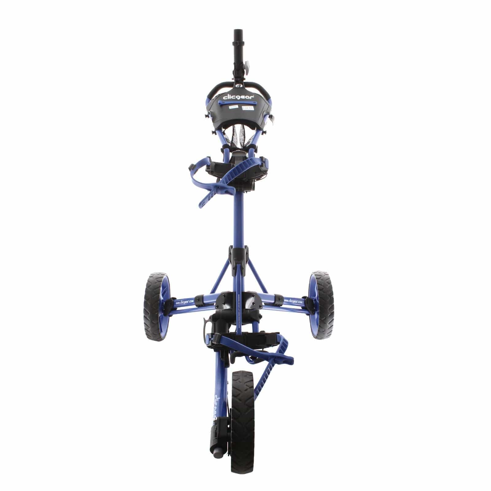 Clicgear 4 3-Wheel Push/Pull Trolley - Black/Blue - Image 2