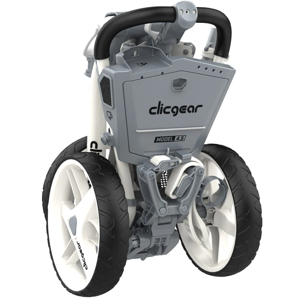 Clicgear 4.5 Trolley 3-Wheel Push Trolley - White - Image 2