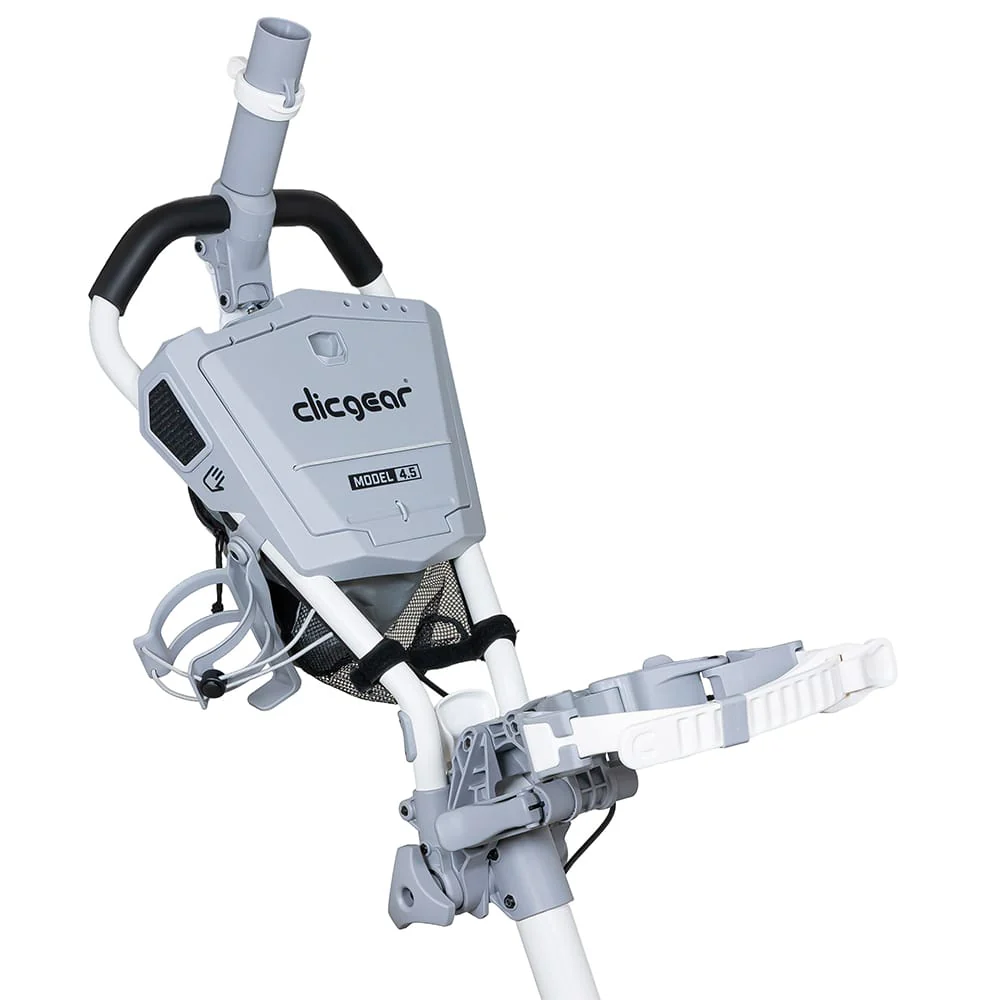 Clicgear 4.5 Trolley 3-Wheel Push Trolley - White - Image 3