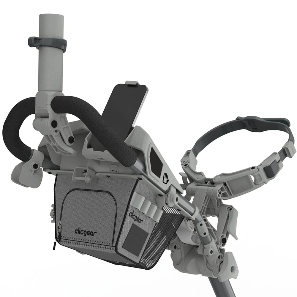 Clicgear 4.5 Trolley 3-Wheel Push Trolley - White - Image 4