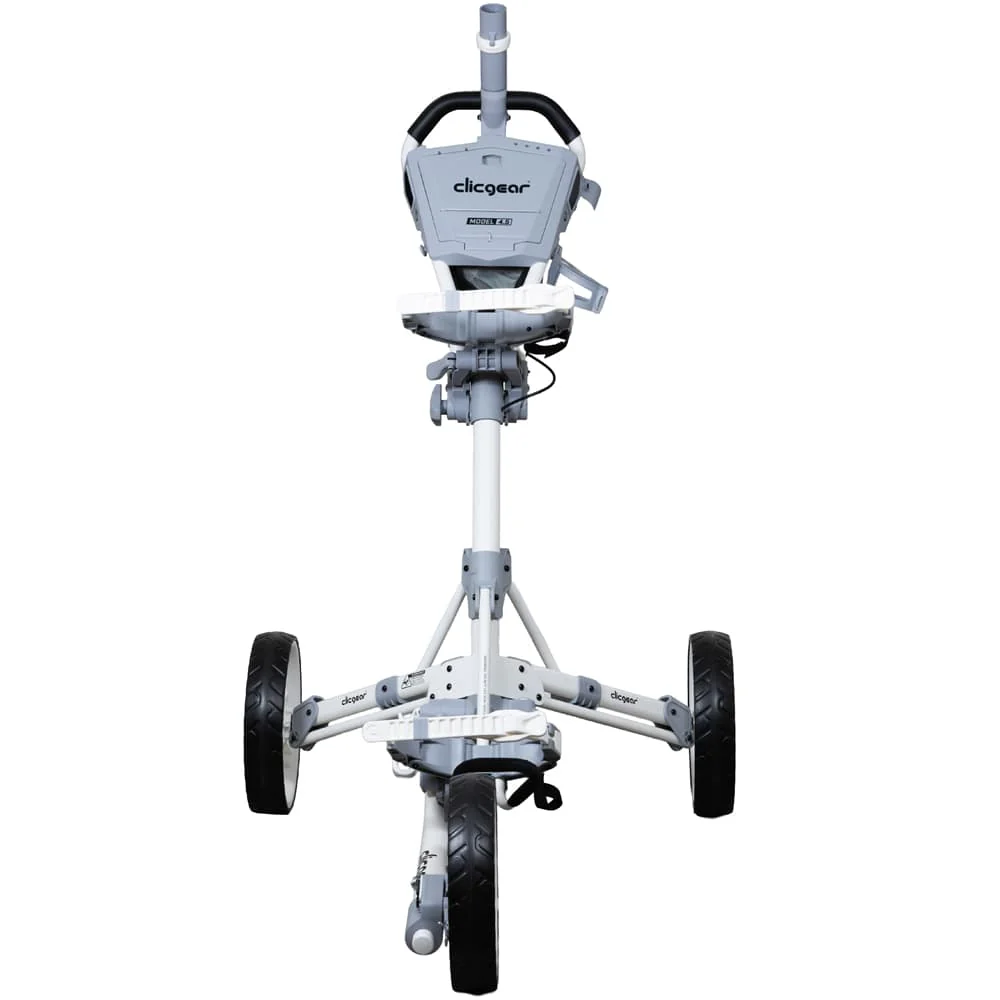 Clicgear 4.5 Trolley 3-Wheel Push Trolley - White - Image 5