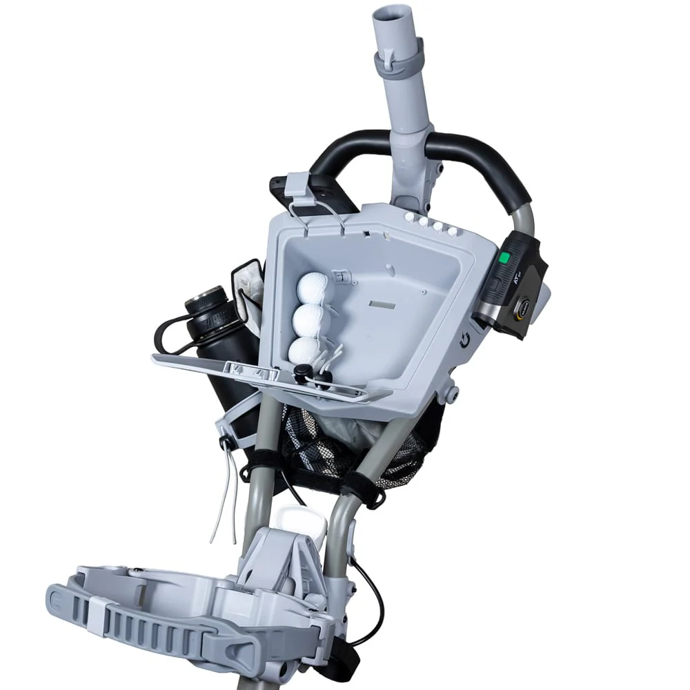 Clicgear 4.5 Trolley 3-Wheel Push Trolley - White - Image 6