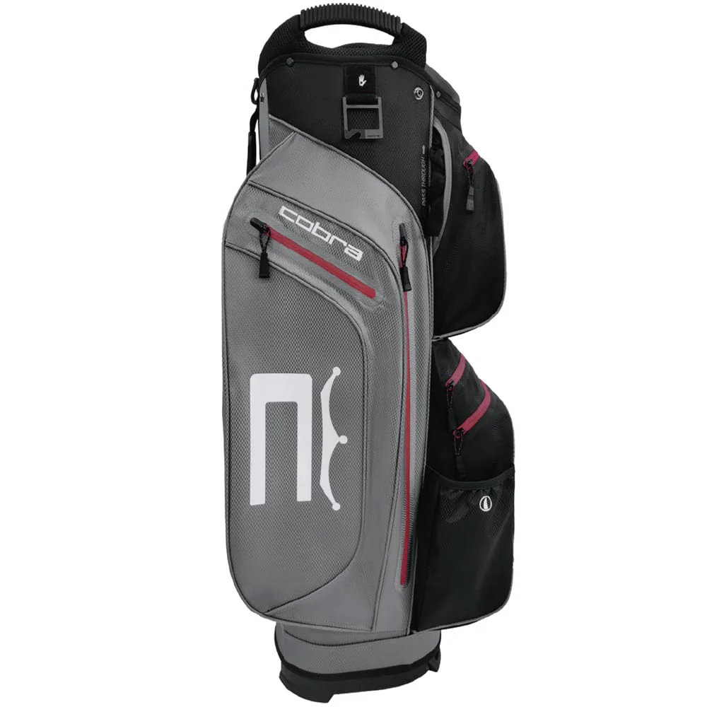 Cobra ACE Waterproof Cart Bag - Quiet Shade/White/Black - Image 3