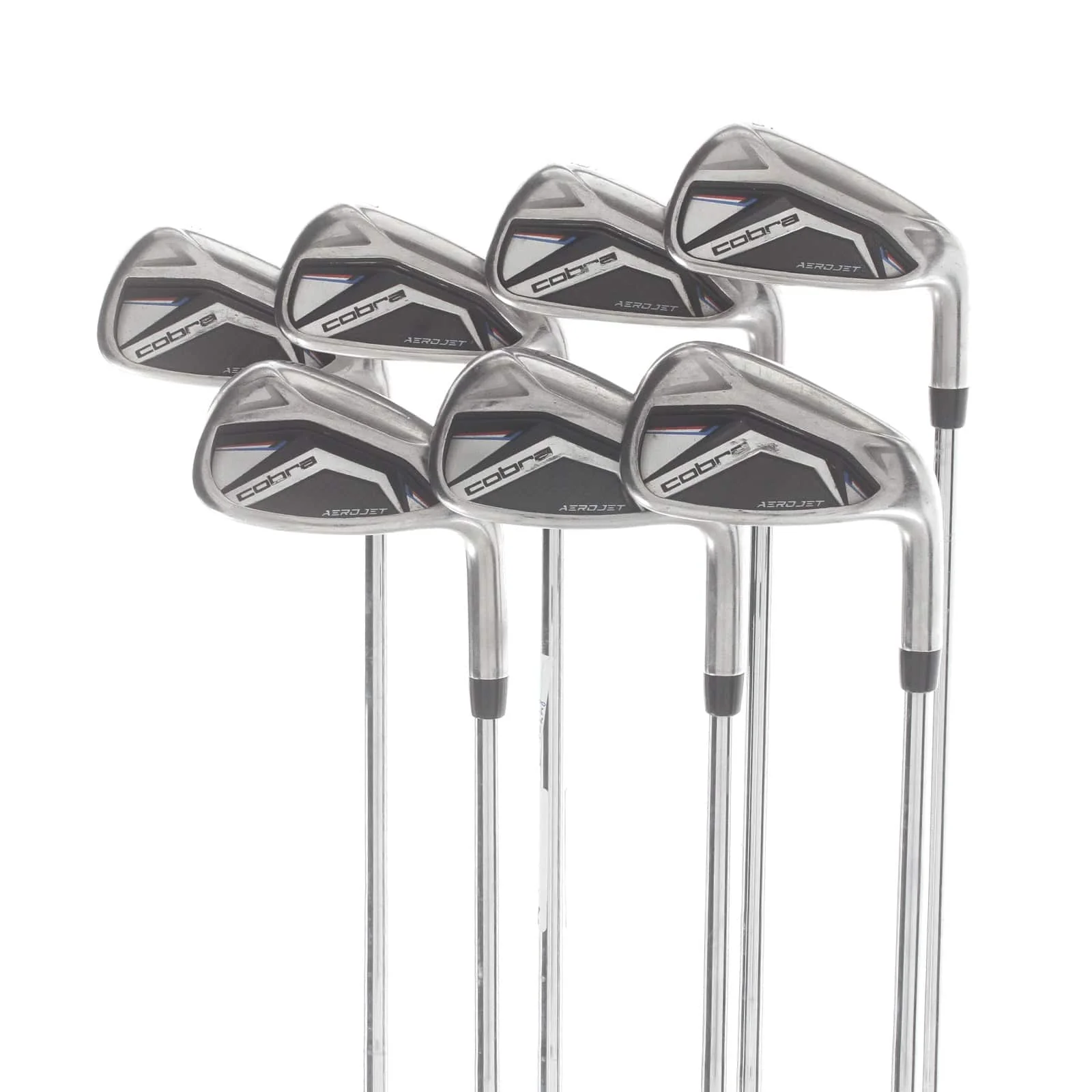 Cobra Aerojet Steel Mens Right Hand Irons 5-GW Regular - KBS $-Taper 110