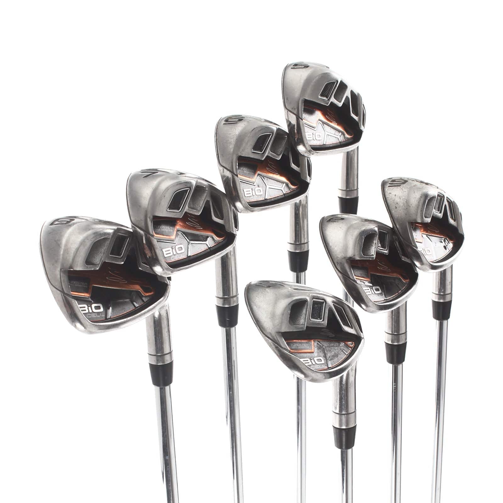 Cobra Bio Cell Steel Mens Right Hand Irons 5-SW Regular - True Temper Dynalite 85 - Image 2