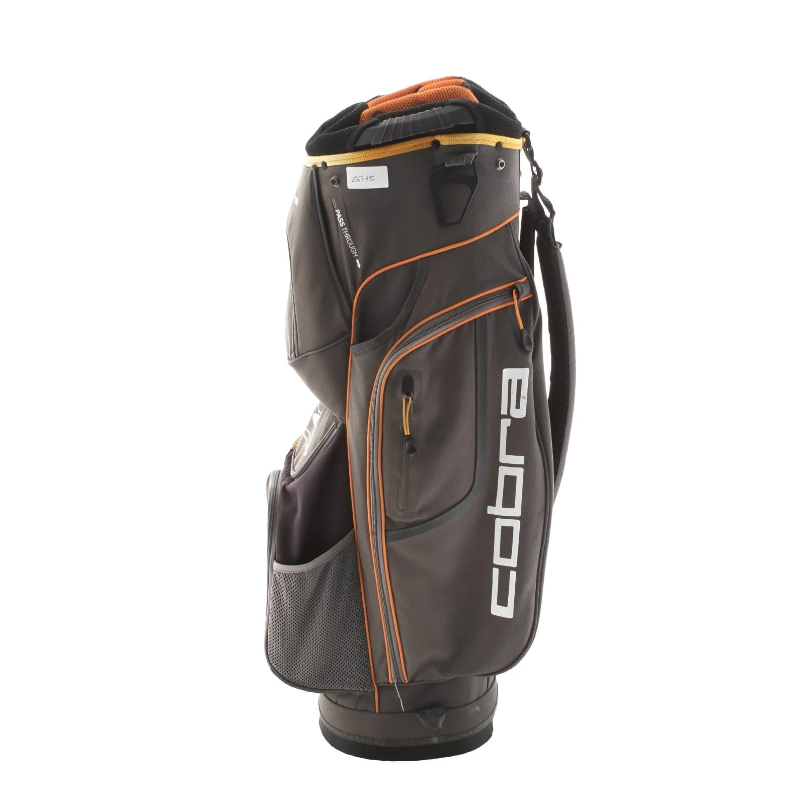 Cobra Cart Bag - Grey/Orange/White