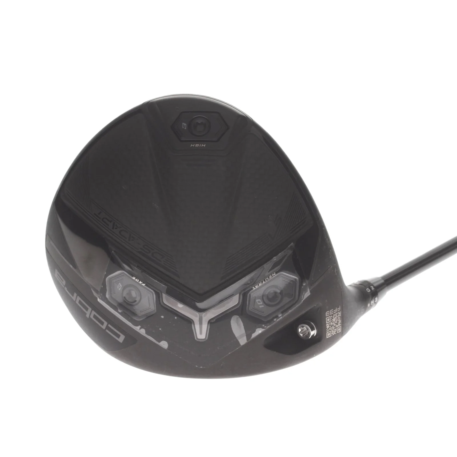 Cobra DS-Adapt LS Graphite Mens Left Hand Driver 9* Extra Stiff - Denali Black 6.5 60g