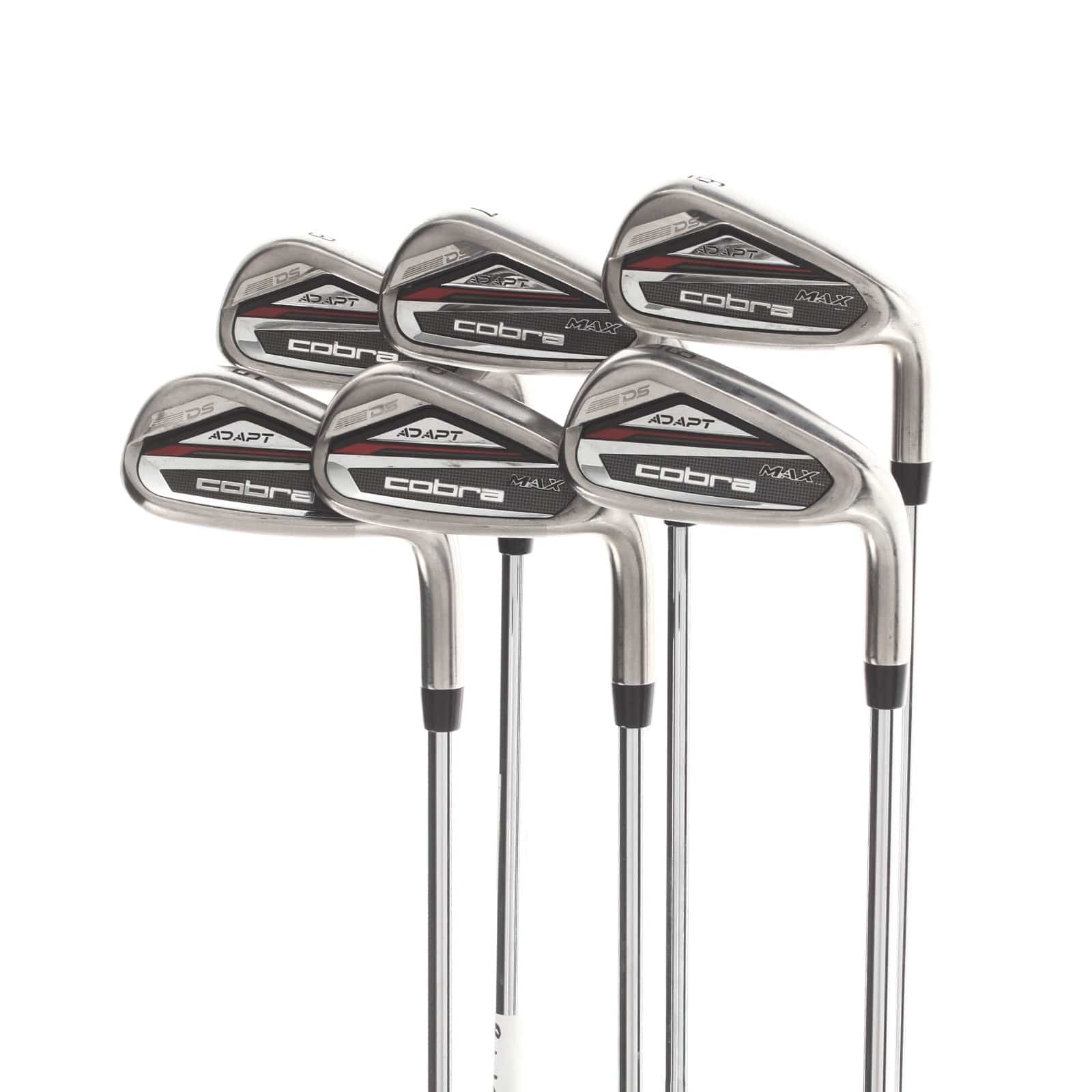 Cobra DS-Adapt Max Steel Mens Right Hand Irons 6-GW Regular - KBS Tour Lite