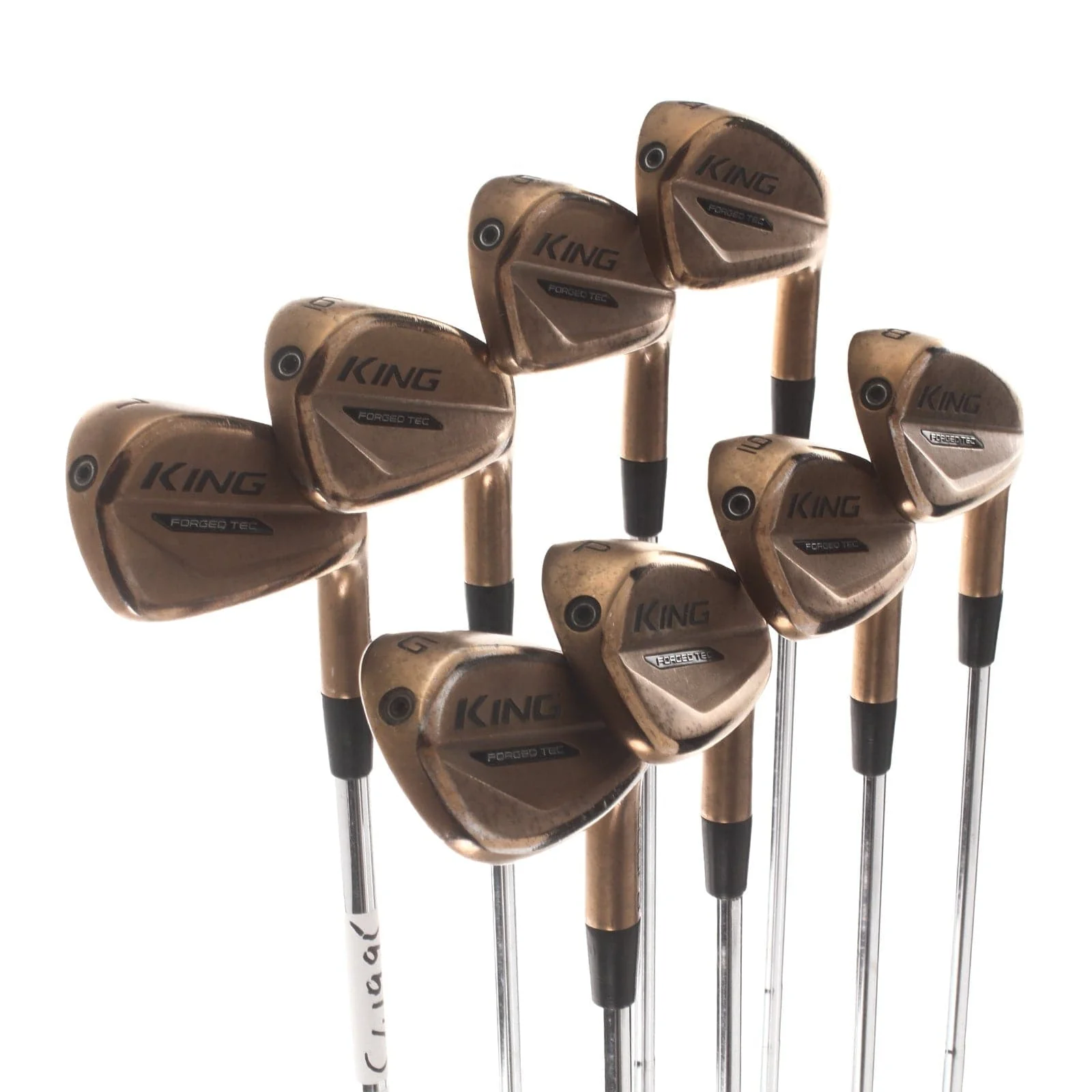 Cobra Forged Tec Copper 2020 Steel Mens Right Hand Irons 4-GW Stiff - KBS Tour 90 - Image 2