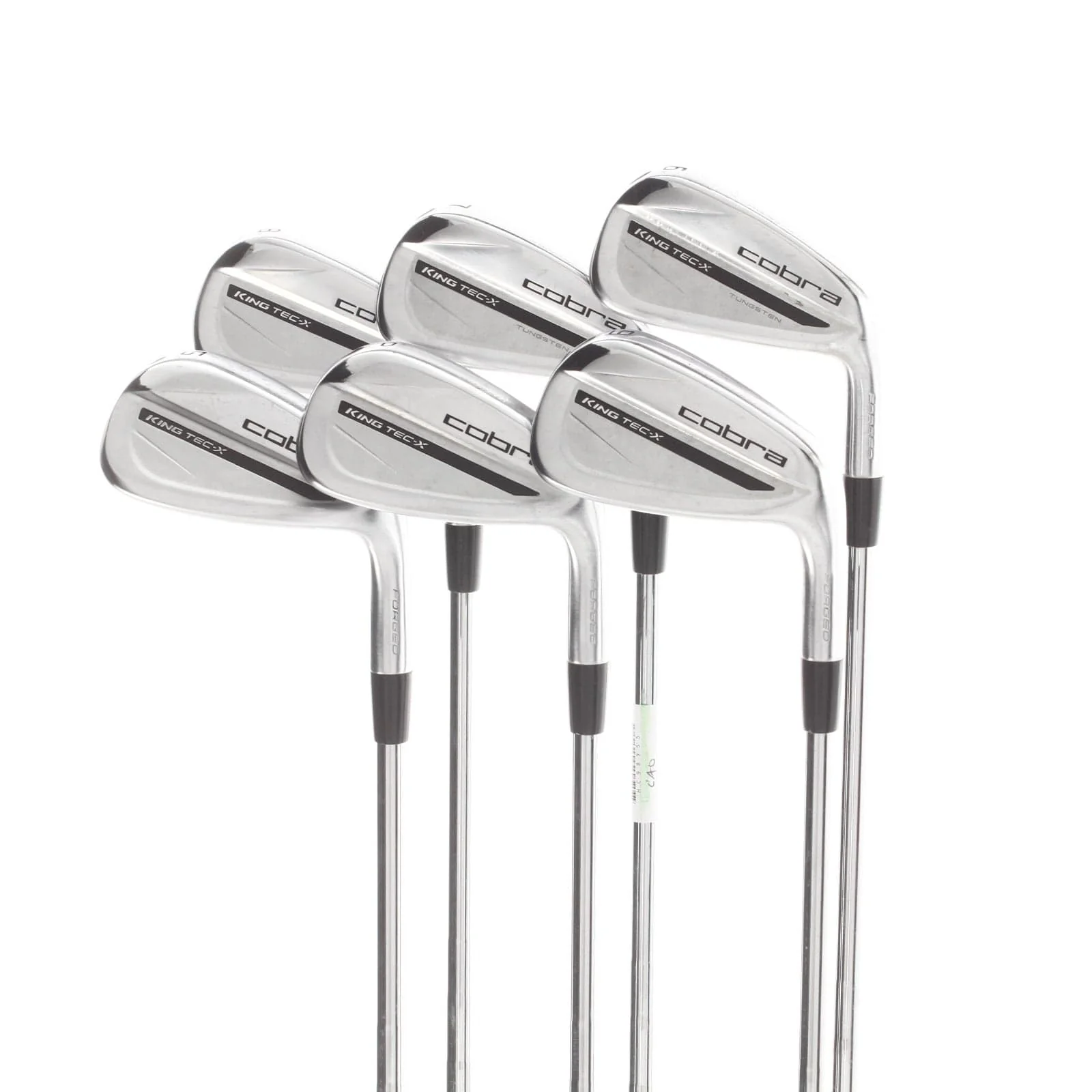 Cobra Forged Tec X Steel Mens Right Hand Irons 6-GW Stiff - KBS Tour Lite