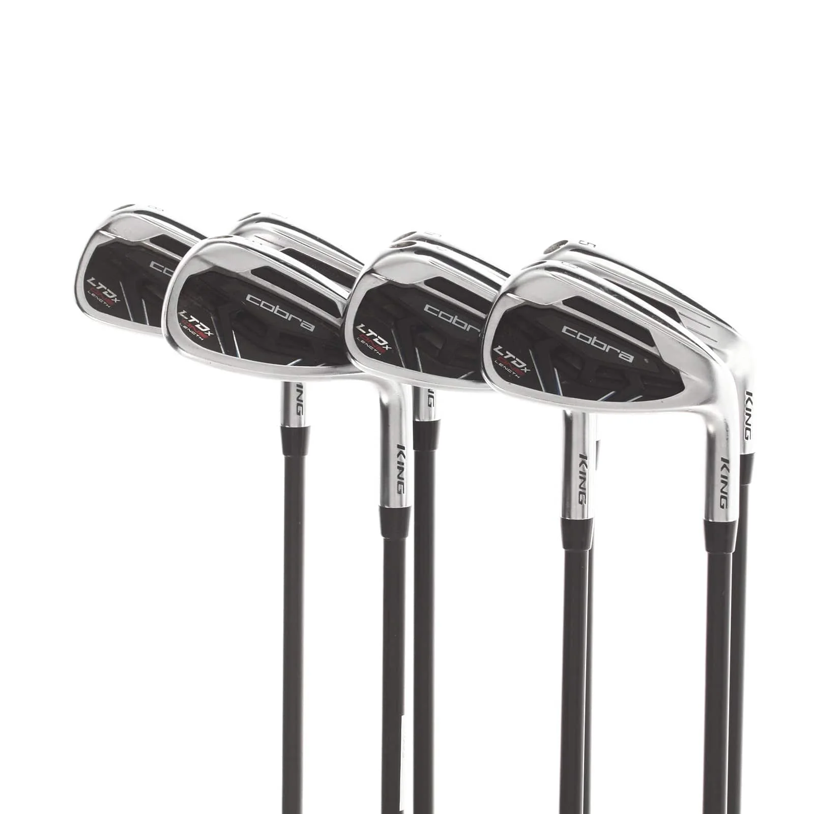 Cobra LTDx One Length Graphite Mens Right Hand Irons 5-GW Regular - KBS PGI 75