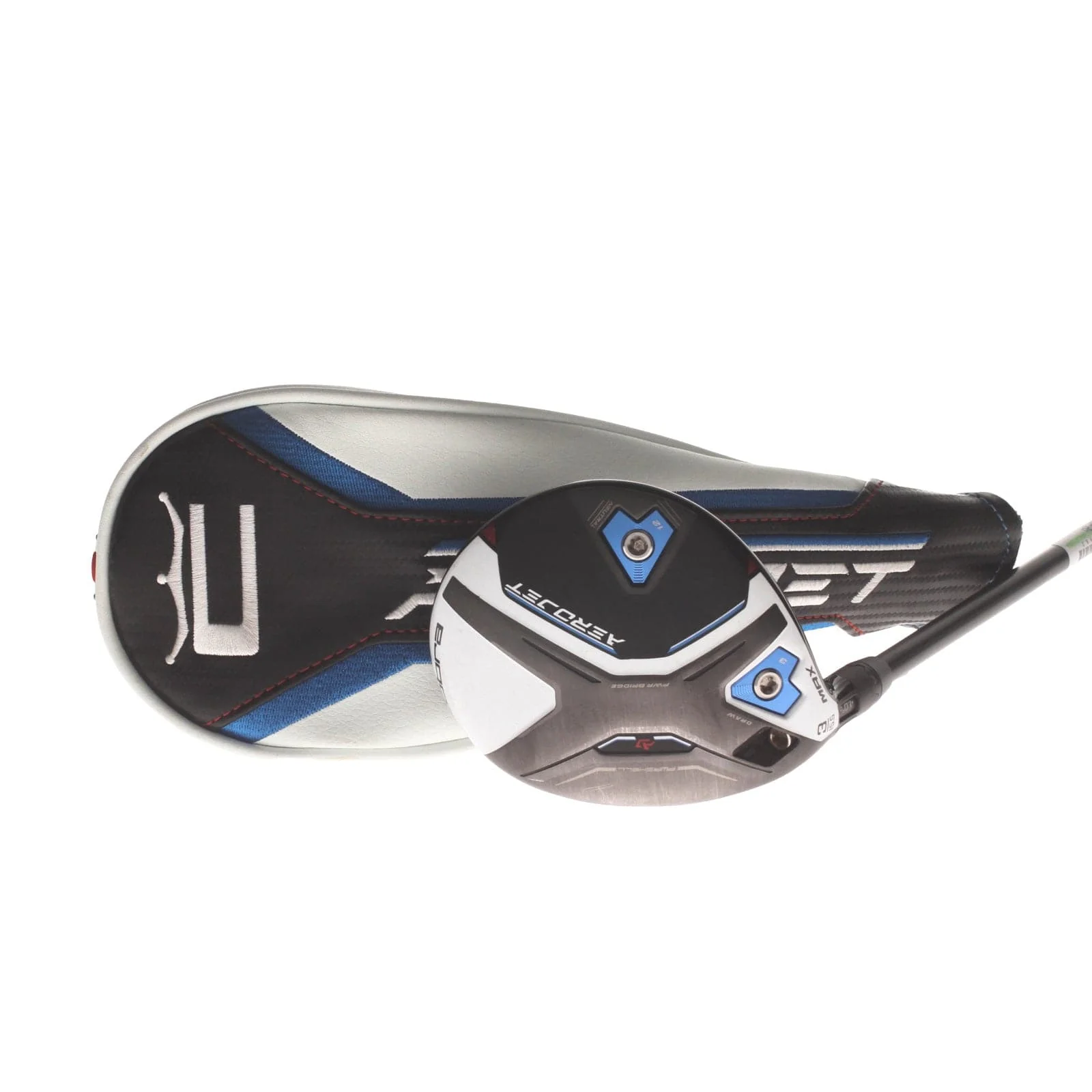 Cobra King Aerojet Max Graphite Mens Left Hand Fairway 3 Wood 15.5* Regular - UST Mamiya Helium 5F3