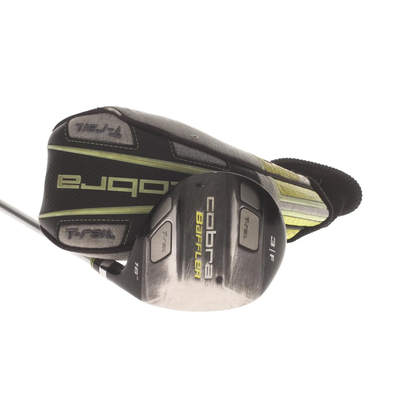 Cobra King Baffler T-Rail Graphite Mens Right Hand Fairway 3 Wood 16* Stiff - Graphite Design Tour AD Baffler 65g