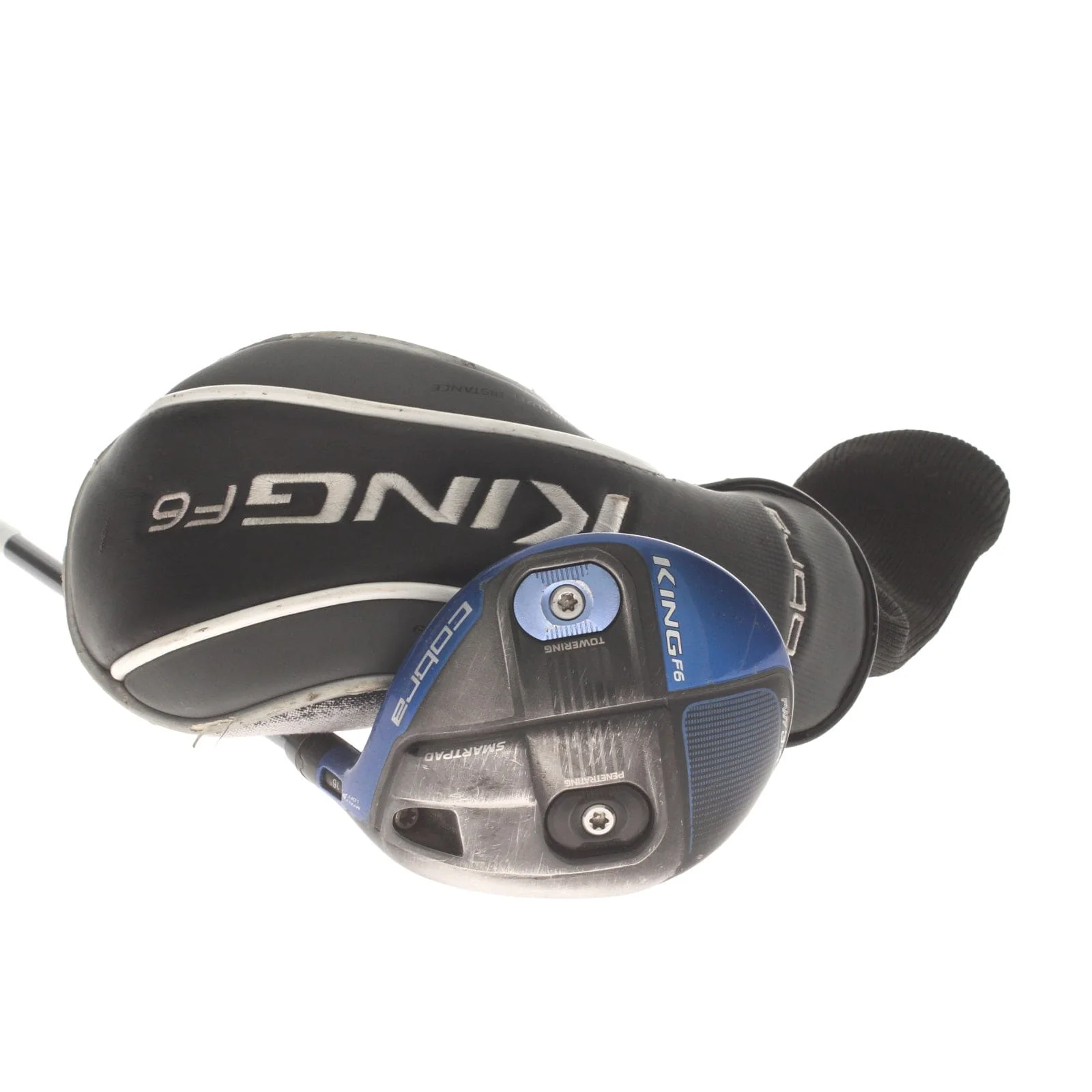 Cobra King F6 Graphite Mens Right Hand Fairway 3 Wood 13-16* Regular - Matrix Ozik MFS Series 65 Red Tie Q4
