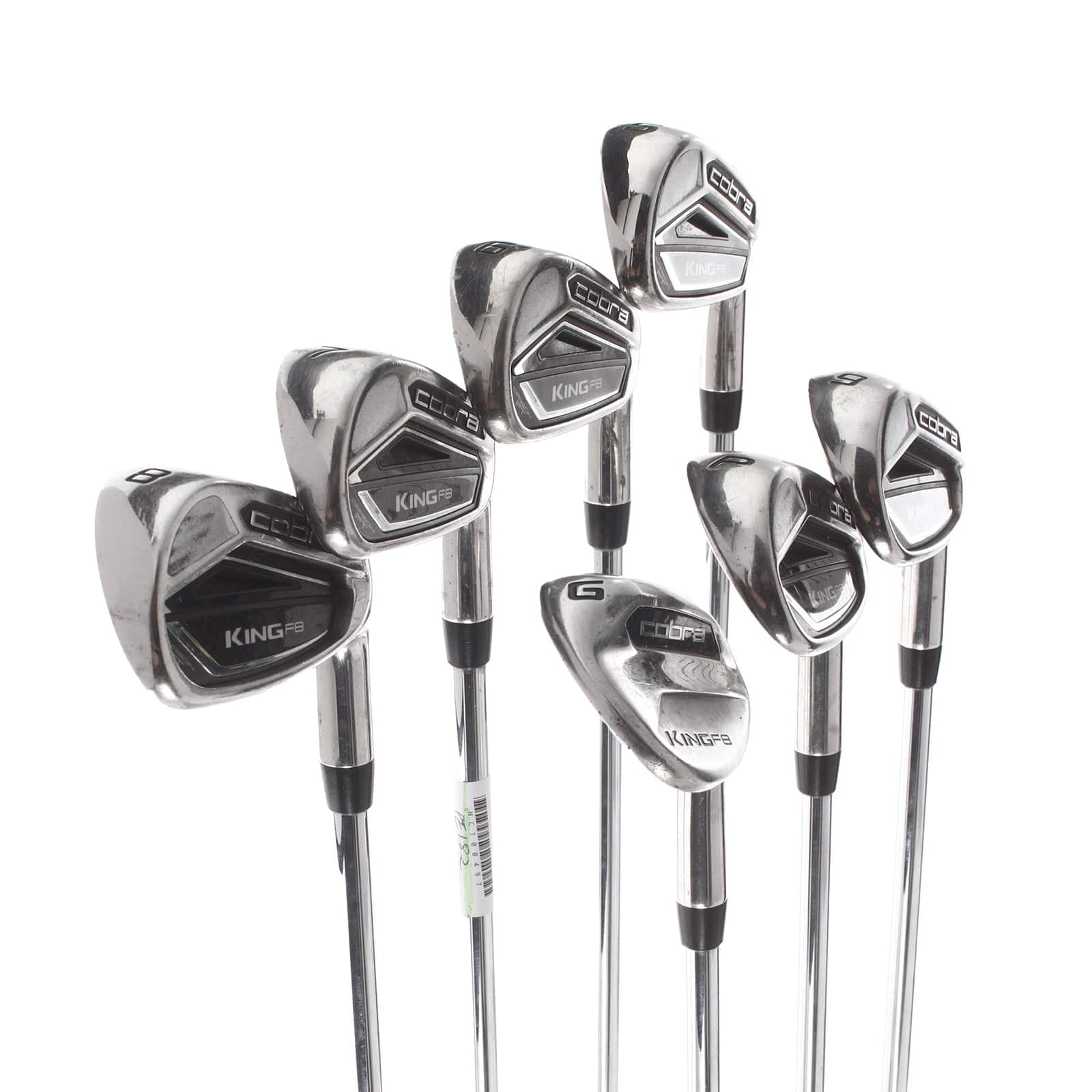 Cobra King F8 Steel Mens Right Hand Irons 5-GW Regular - True Temper XP90 - Image 2
